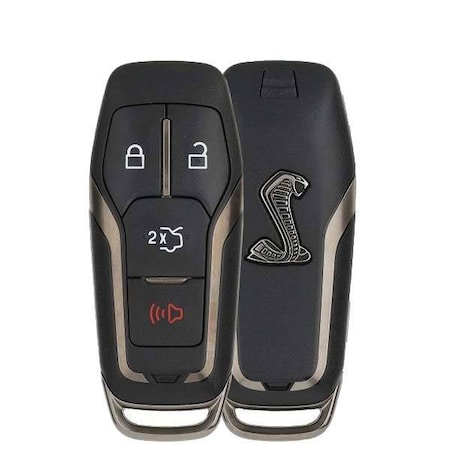 Strattec: 2015 - 2017 Ford Mustang 1 Way Smart Key 4B Trunk M3N-A2C31243800 - Cobra Logo - 5928966
